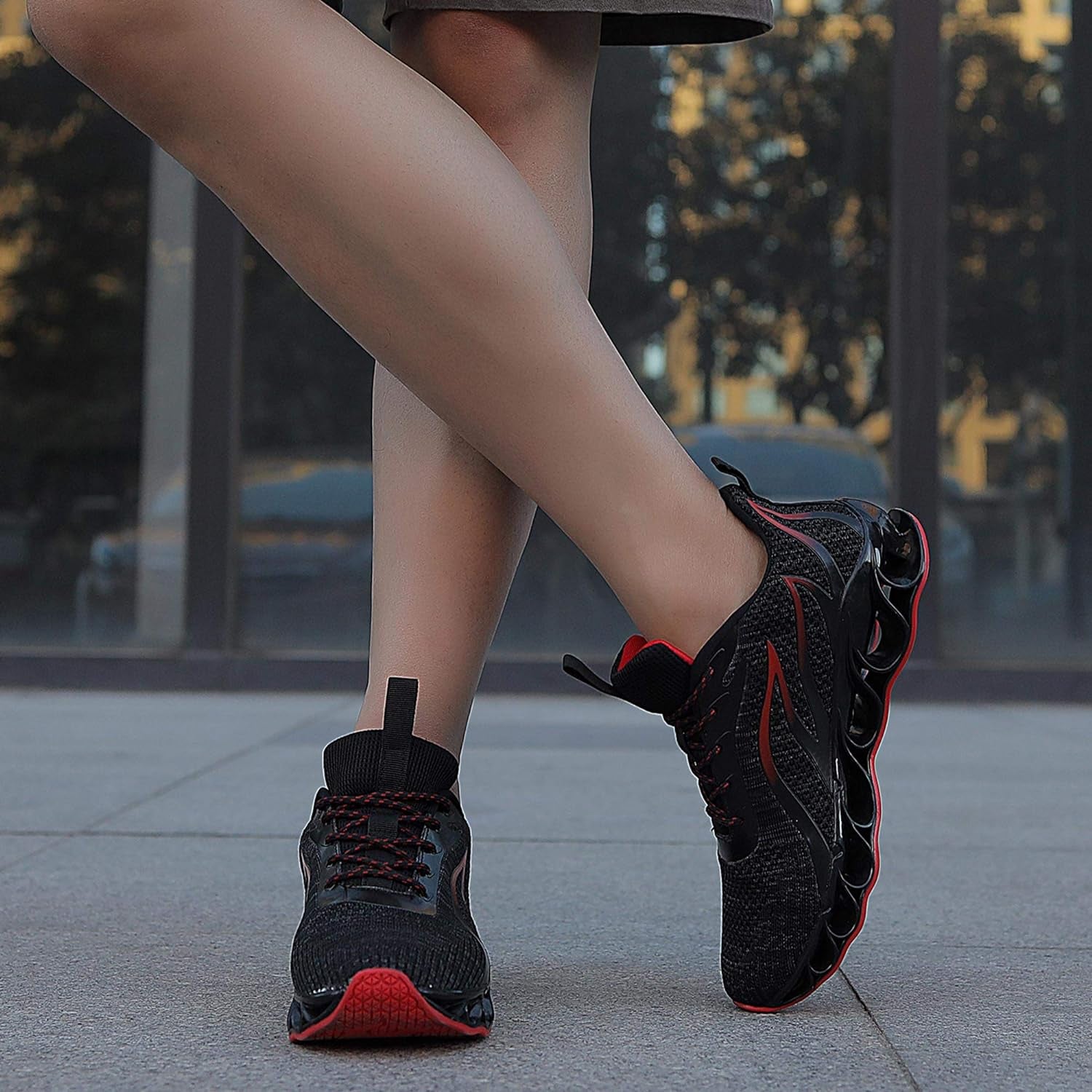 Men'S Walking Shoes Trail Running Athletic Tennis Non Slip Blade Type Fashion Sneakers